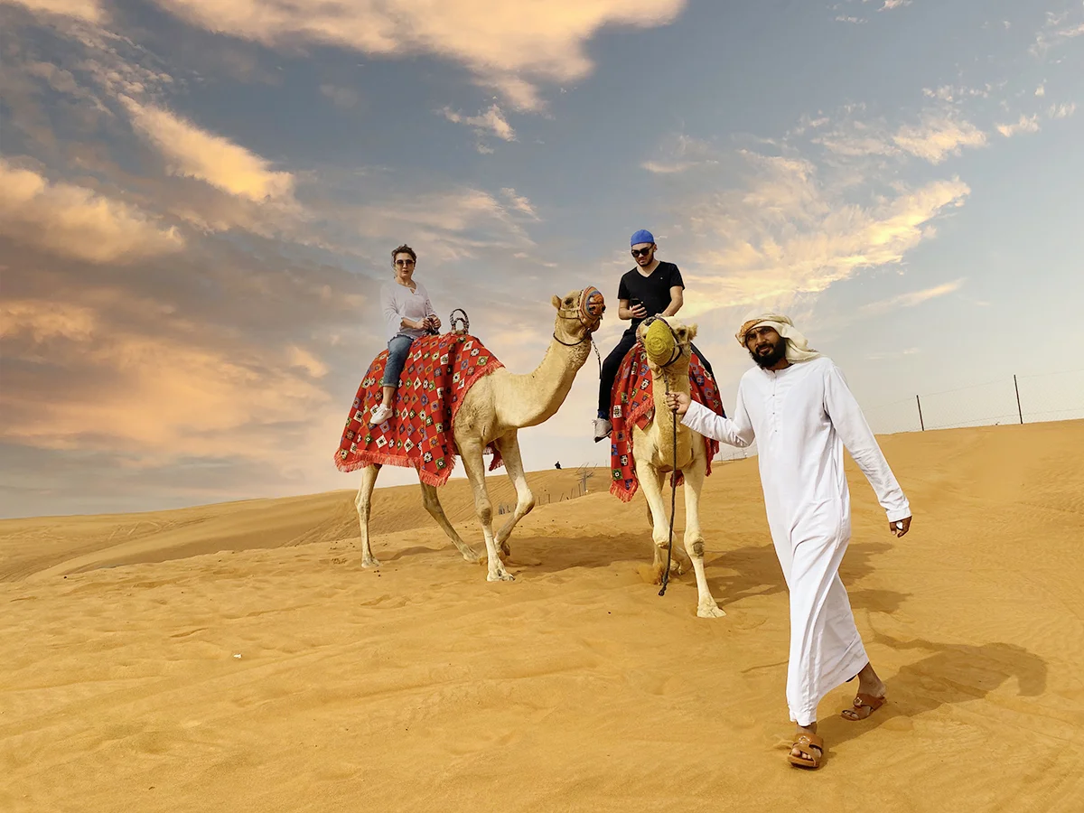 Sunset Desert Safari Dubai with Camel Trekking