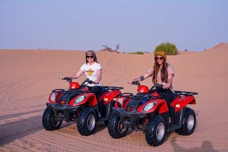 ultimate luxury desert safari with quad biking dubai