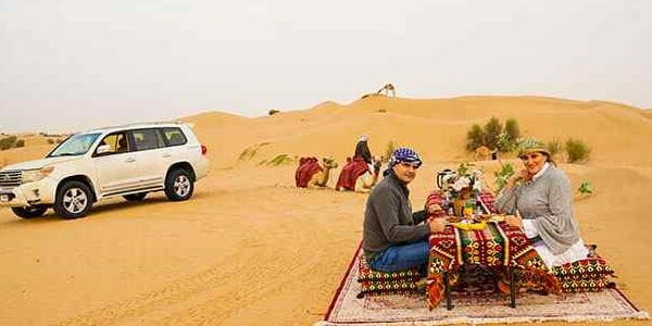 sunrise dune breakfast in Dubai