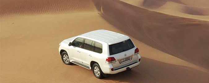 desert safari in Abu Dhabi