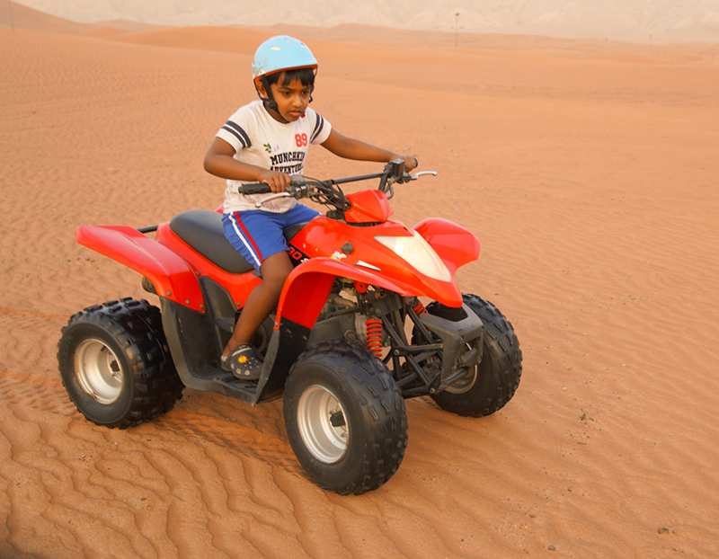 desert safari in Abu Dhabi