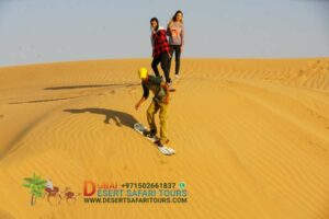 desert safari sand boarding