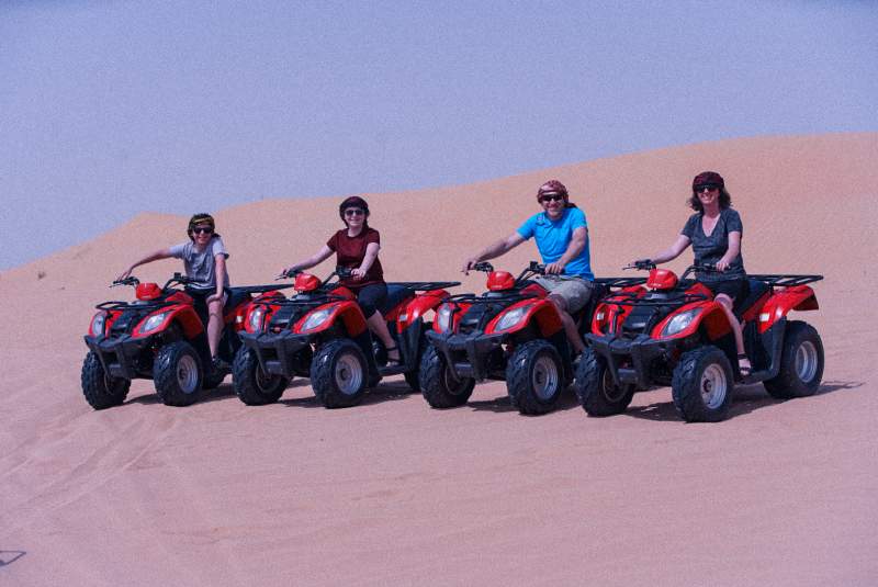 sunrise quad biking experience in Dubai