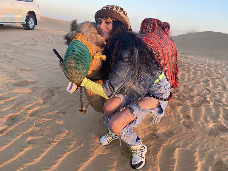  Ride a Camel in Desert Safari Dubai