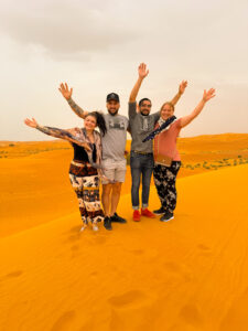 desert safari happy moments